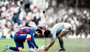 messi maradona