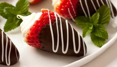 frutillas rellenas