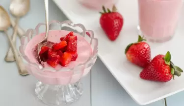 mousse-frutilla