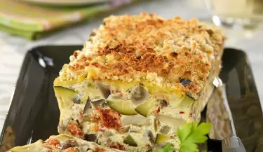 budin de arroz y verduras