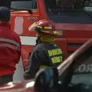 Un depósito se incendió en Godoy Cruz