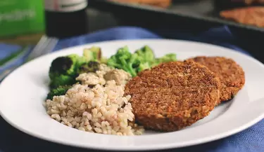 hamburguesa de arroz