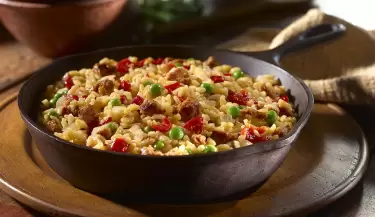 risotto con chorizo