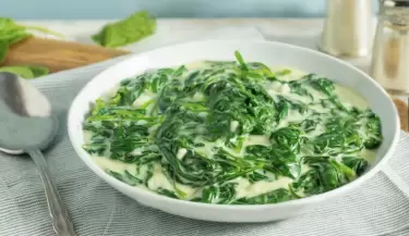 espinacas a la crema