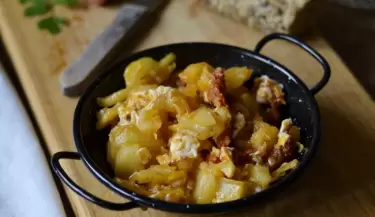 revuelto de chorizo