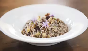risotto de morcilla
