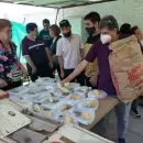SOLIDARIOS - Abren "patio callejero" en la Merced para dar de comer a personas sin recursos