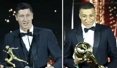Lewandoski y Mbappé