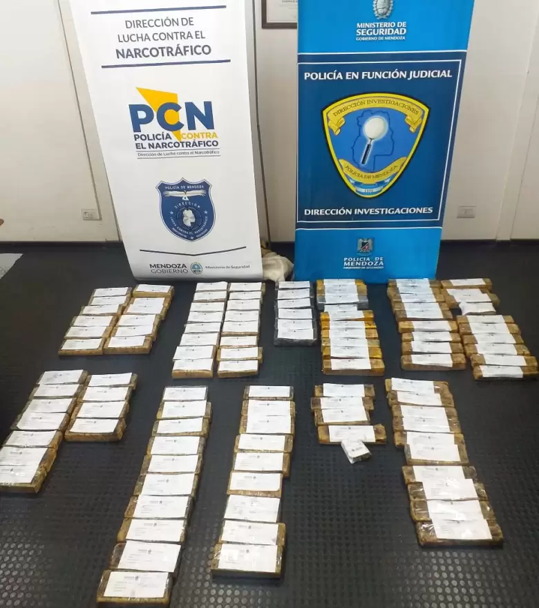 Secuestraron 114 kilos de marihuana en Las Heras