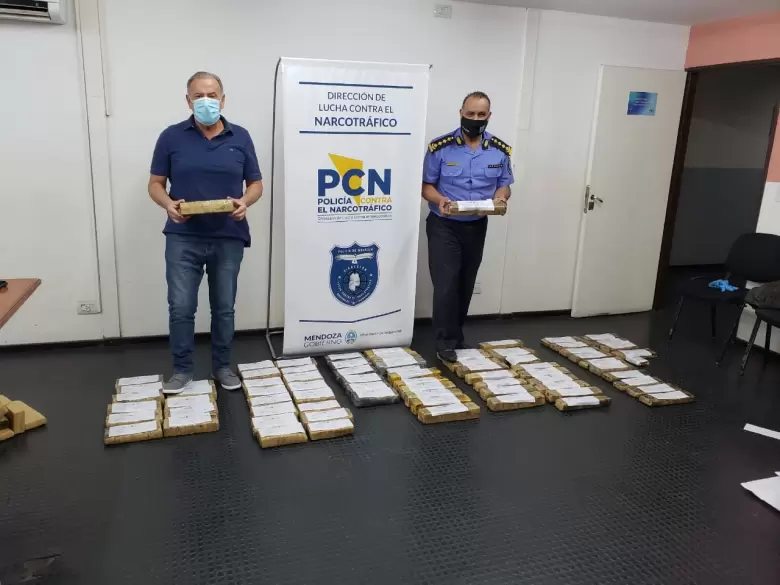 Secuestraron 114 kilos de marihuana en Las Heras