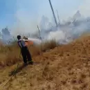 Brigadistas del sur mendocino viajaron a Corrientes para colaborar en el combate de incendios