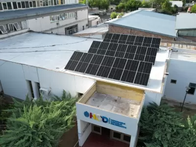 El HCD de General Alvear instal un sistema de paneles fotovoltaicos