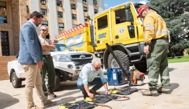 Mendoza env�a bomberos y brigadistas a Corrientes