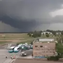 Impactante video: as� se ve�a la tormenta desde el Centro Meteorol�gico de Mendoza