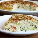 TORTILLA DE POLLO Y VERDURAS