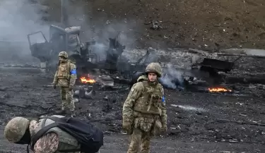Bombardeo Rusia a Ucrania
