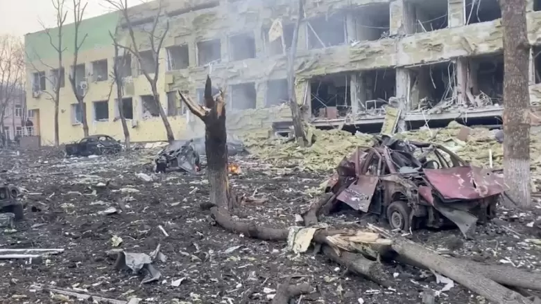 Bombardeo Rusia a Ucrania