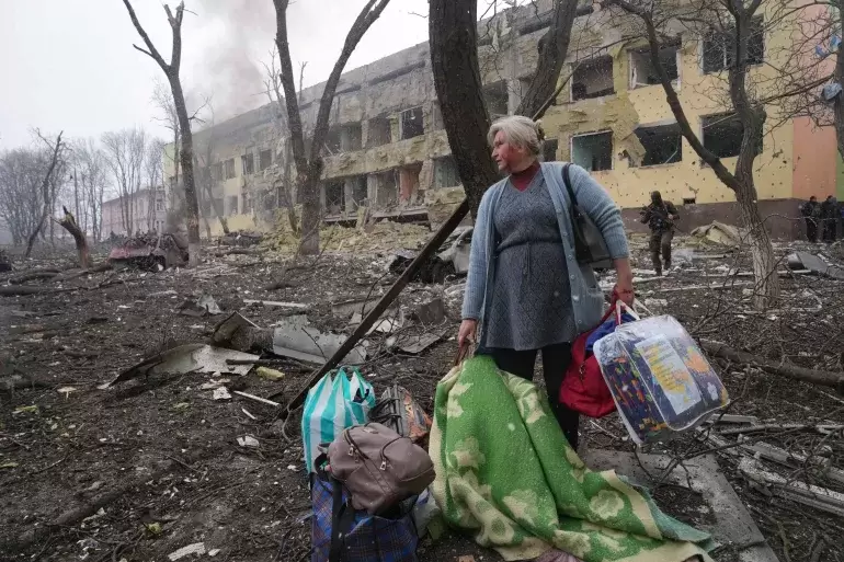 Bombardeo Rusia a Ucrania