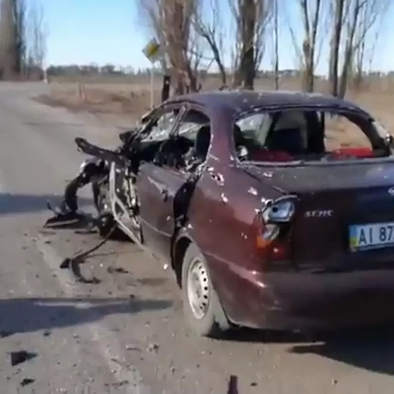Bombardeo Ruso a civiles