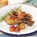 POLLO ASADO CON UVAS