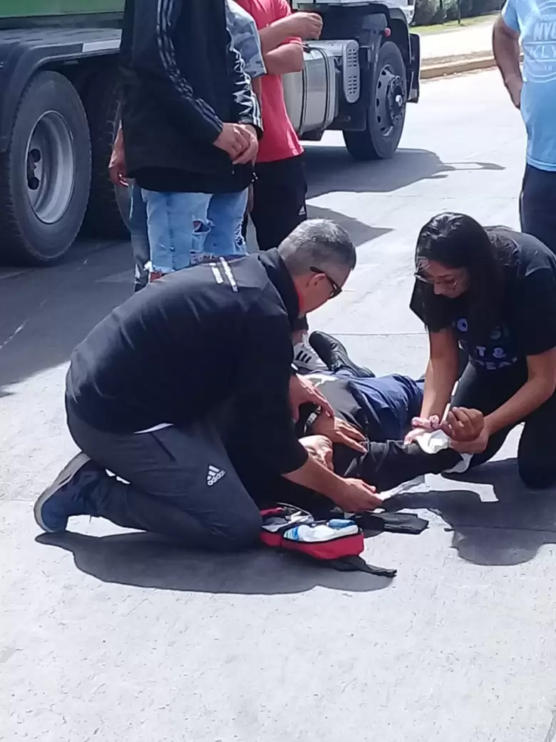 Accidente rotonda del avión