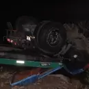 Un camionero volc y muri volviendo de Chile