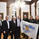El Presidente recibi� a Adolfo P�rez Esquivel y excombatientes de Malvinas