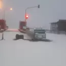 La nieve obligó a cerrar el paso internacional