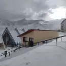 Nieva en el complejo invernal Las Leñas