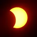 El eclipse parcial de sol pudo observarse desde Mendoza