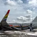 Un avión se incendió tras salirse de la pista en un aeropuerto chino