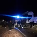 Un herido tras choque de tres camiones en alta montaña