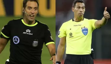 rbitros argentinos en Qatar: Fernando Rapallini y Facundo Tello.
