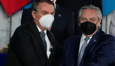 Alberto y Bolsonaro