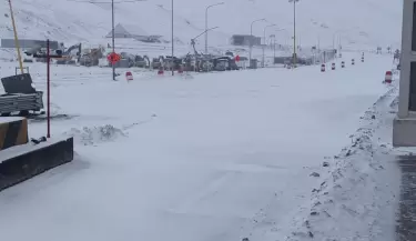 alta monta�a paso a chile con nieve