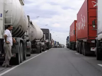 camiones varados en el país