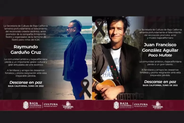 El comunicado publicado por la Secretar�a de Cultura de Baja California