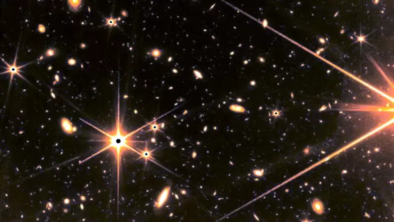 Imagen del origen del universo obtenida gracias al telescopio james webb