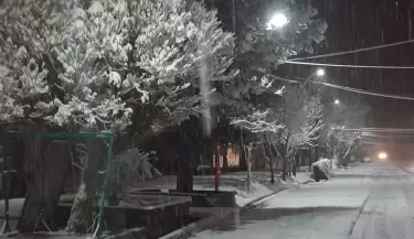 Nieve en Uspallata
