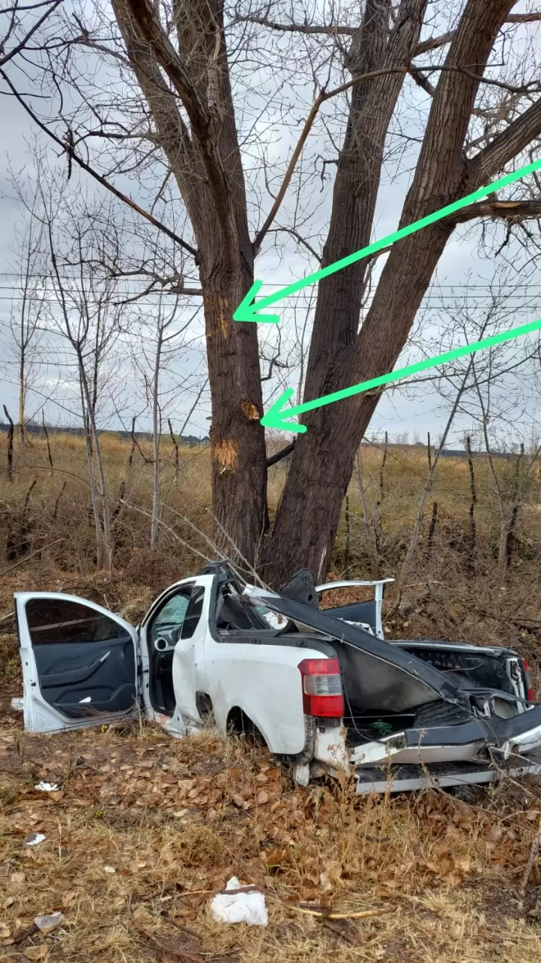 Accidente en la zona este - Conductora herida
