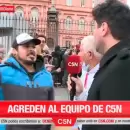 Demoraron a dos personas por agresión a la prensa frente a Casa Rosada