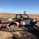 Robaron e incendiaron una camioneta de la municipalidad de General Alvear