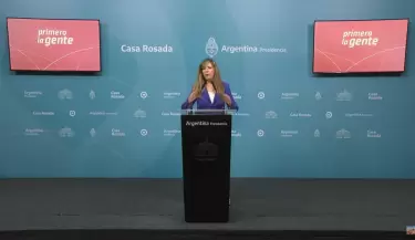 Gabriela Cerruti vocera del Gobierno nacional