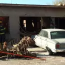Una fuerte explosión destruyó una casa en Guaymallén