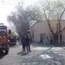 Incendio en una tornería generó revuelo y tensión en Guaymallén