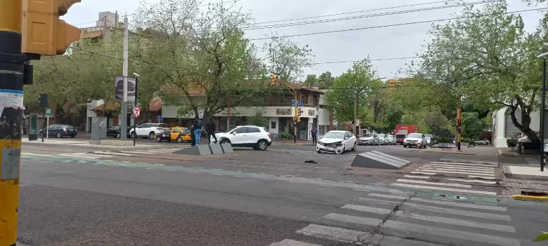 Choque en calle Belgrano de Ciudad