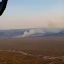 Mendoza mantiene un incendio forestal activo