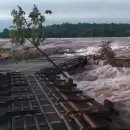 Evacuaron familias en Cataratas por la crecida de los ríos Iguazú y Uruguay