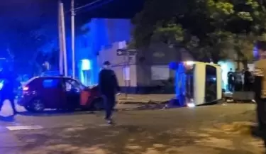 violento choque en san rafael