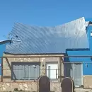 La fuerza del viento en Uspallata ocasionó daños